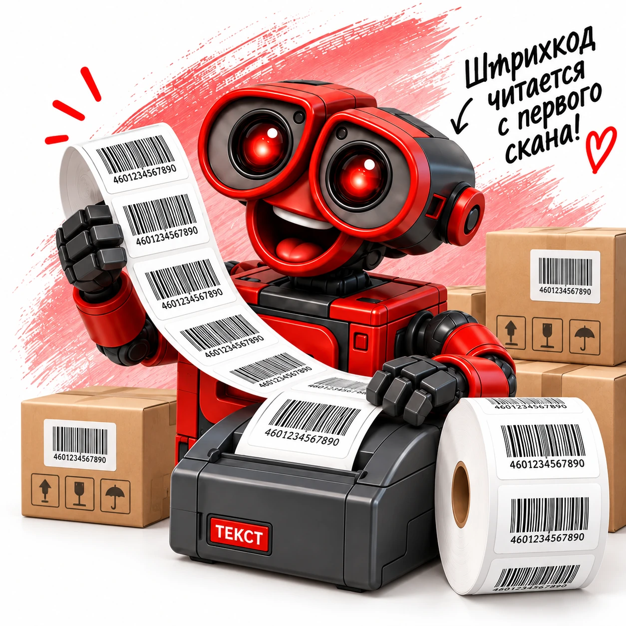 Термонаклейки — иллюстрация студии ТЕКСТ