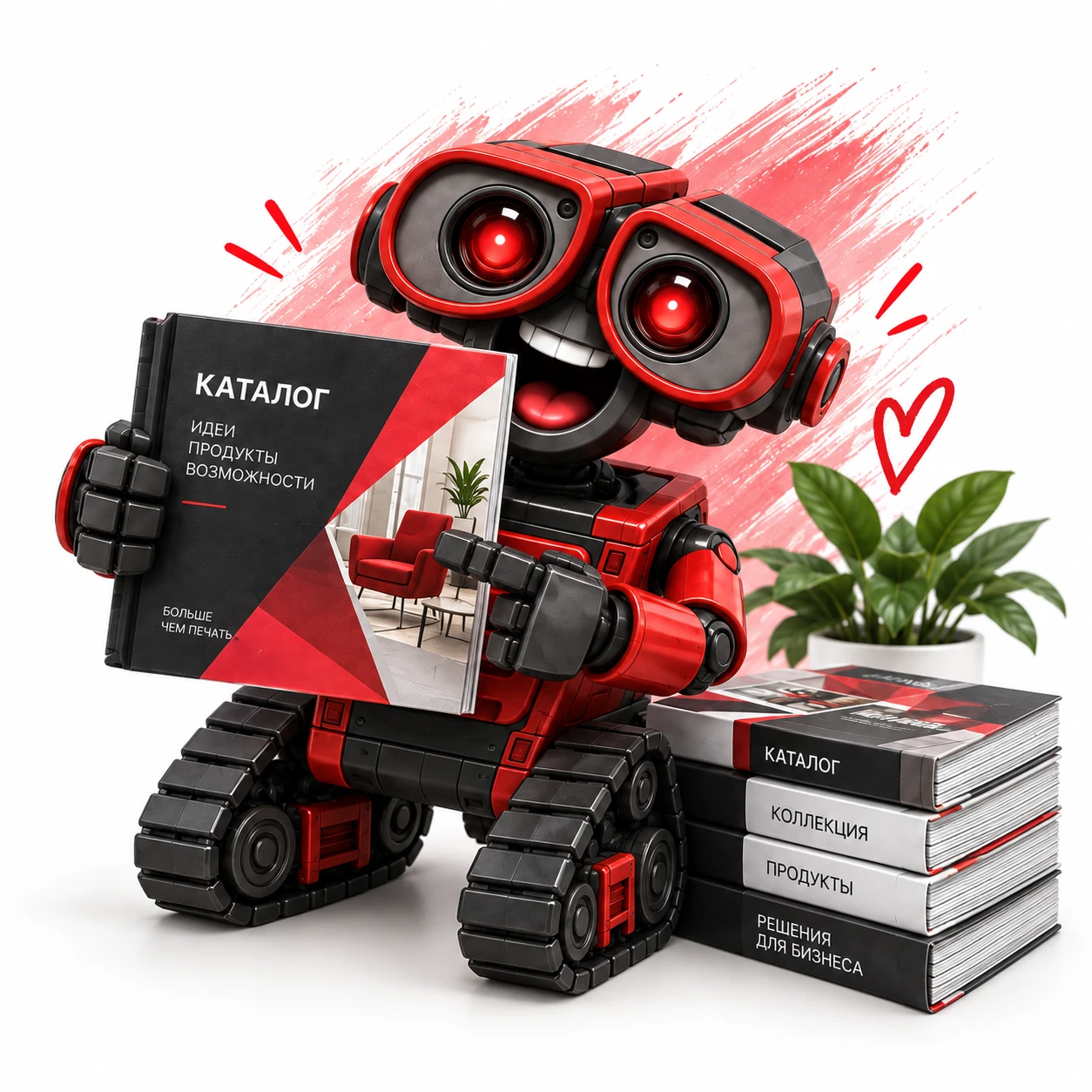 Робот ТЕКСТ — Печать каталогов