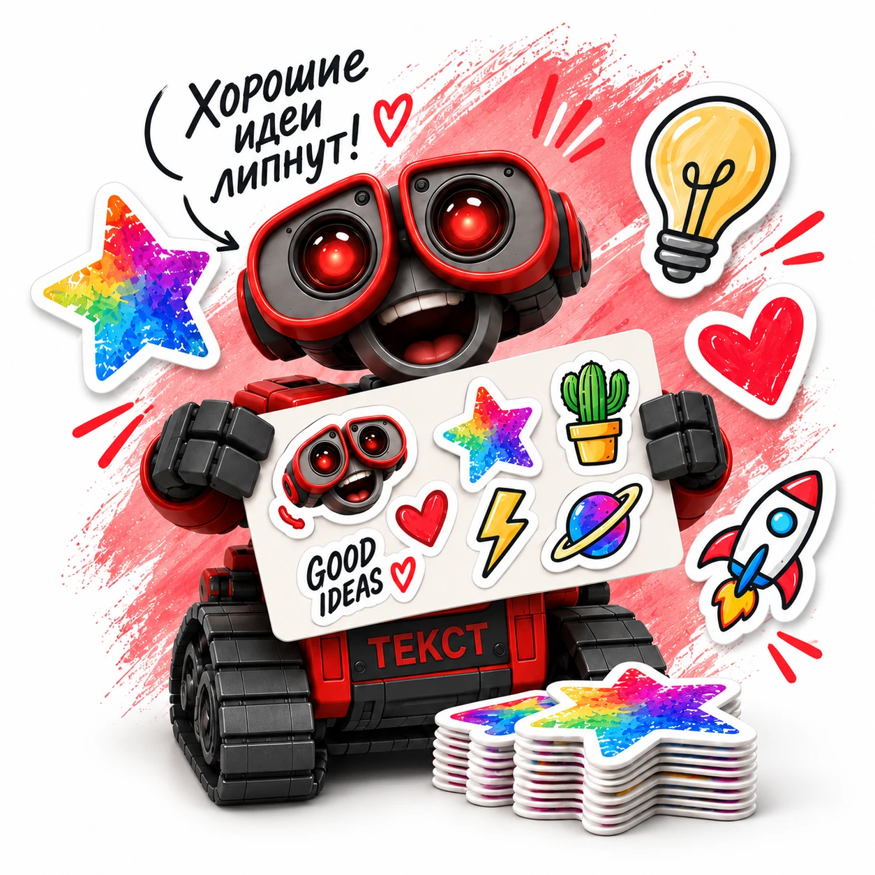 Фигурные стикеры