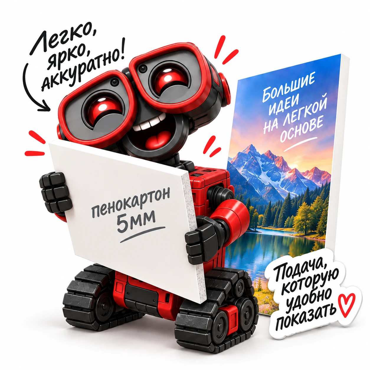 Накатка на пенокартон